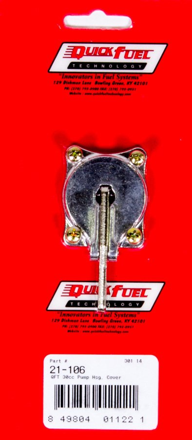 Quick Fuel Accelerator Pump Covers 21-106QFT QFT 30cc Hsg. Cover thumbnail 2