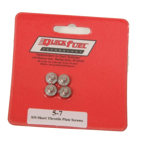 Quick Fuel Throttle Plate Screws 5-7QFT Screws, Throttle/Choke Plate, Holley/Quick Fuel, Set of 4 thumbnail 2
