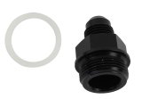 Quick Fuel Carburetor and System Fittings 19-36QFT Inlet Fitting 7/8-20 # 6 AN Black thumbnail 2
