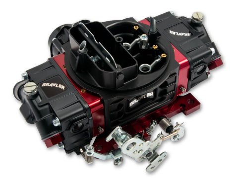 Quick Fuel Brawler Street Series 600 CFM 4-Barrel Carburetor BR-67316 Carburetor, Series, cfm, Mechanical Secondary, Electric Choke, 4-Barrel, Square Bore, Black, Red Anodized Metering Blocks, Each thumbnail 2