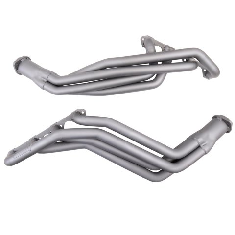 BBK Full-Length Headers 1519 Headers, Long Tube, Steel, Titanium Ceramic, Ford, 5.0L, Pair thumbnail 2