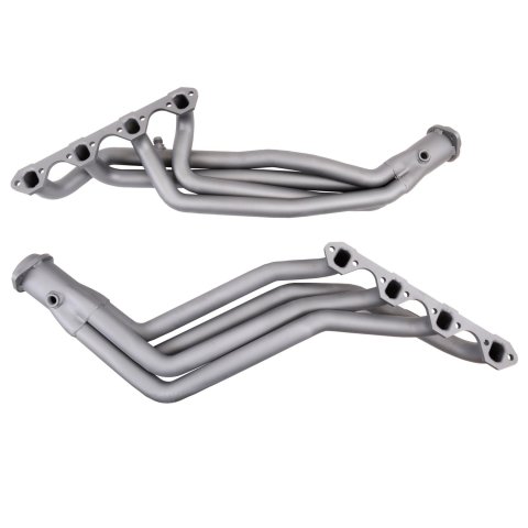 BBK Full-Length Headers 1519 Headers, Long Tube, Steel, Titanium Ceramic, Ford, 5.0L, Pair thumbnail 3