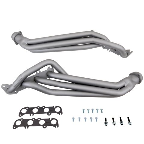 BBK Full-Length Headers 1633 Headers, Long Tube, Steel, Titanium Ceramic Coated, Ford, 5.0L, Pair thumbnail 2
