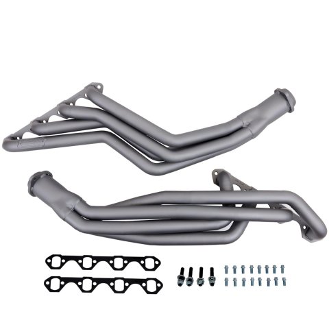 BBK Full-Length Headers 1516 Headers, Long Tube, Steel, Titanium, Ford, 5.0L, Pair thumbnail 4