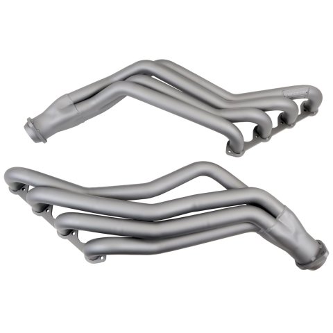 BBK Full-Length Headers 1594 Headers, Long Tube, Steel, Titanium Ceramic Coated, Ford, 5.0L, Pair thumbnail 1