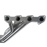BBK Full-Length Headers 16480 Headers, Long Tube, Steel, Polished Ceramic Coated, Chrysler, Dodge, Pair thumbnail 2