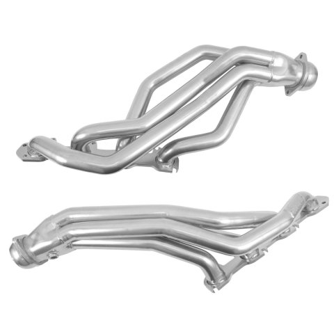 BBK Full-Length Headers 19500 Headers, Full-Length, Long Tube One-piece, Steel, Polished Ceramic Coated, 1 3/4 in. Primary Tube O.D., Oval Port, Dodge, Ram, 5.7L, Pair thumbnail 4