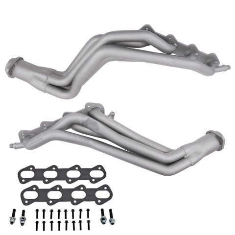 BBK Full-Length Headers 1532 Headers, Long Tube, Steel, Titanium Ceramic, Ford, 4.6L, DOHC, Pair thumbnail 2