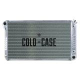 Cold Case Performance Aluminum Radiators GMA42A Radiator, Performance, Aluminum, Polished, Crossflow, 2 Row, Transmission Cooler, Pontiac, GTO, Each thumbnail 2