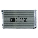 Cold Case Performance Aluminum Radiators GMA42 Radiator, Performance, Aluminum, Polished, Crossflow, 2 Row, Pontiac, Each thumbnail 2