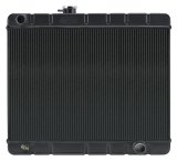 Cold Case Night Rider Series Performance Aluminum Radiators GPG34B Radiator, Performance, Aluminum, Black, Downflow, 2 Row, V8, Pontiac, GTO, Without A/C, Each thumbnail 2