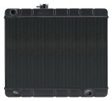 Cold Case Night Rider Series Performance Aluminum Radiators GPG34B Radiator, Performance, Aluminum, Black, Downflow, 2 Row, V8, Pontiac, GTO, Without A/C, Each thumbnail 3