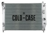 Cold Case Performance Aluminum Radiators for 2005-2013 CORVETTE - CHV722A Radiator, Performance, Crossflow, Aluminum, Polished, 2-row, Transmission Cooler, Chevrolet, 6.0L LS, 6.2L LS, 7.0L LS, Each thumbnail 1