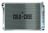 Cold Case Performance Aluminum Radiators for 1968 CHEVY II, 1969-1972 NOVA - CHN548 Radiator, Performance, Aluminum, Polished, Crossflow, 2 Row, Chevy, Nova, Big Block, Each thumbnail 1
