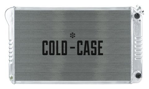 Cold Case Performance Aluminum Radiators GMT556A21LS Radiator, Performance, Aluminum, Polished, Crossflow, 2 Row, Chevy, GMC, LS Swap, Each