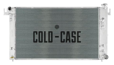 Cold Case Performance Aluminum Radiators MOT564A Radiator, Performance, Aluminum, Polished, Crossflow, 2 Row, Dodge, Each