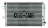 Cold Case Performance Aluminum Radiators GMT575A Radiator, Performance, Aluminum, Polished, Crossflow, 2 Row, Transmission Cooler, Chevrolet, GMC, Each thumbnail 1