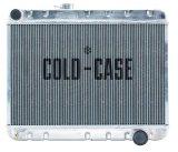 Cold Case Performance Aluminum Radiators for 1966-1967 GTO, LEMANS, TEMPEST - GPG34 Radiator, Performance, Aluminum, Polished, Downflow, 2 Row, Pontiac, Each thumbnail 1