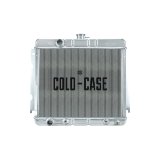 Cold Case Performance Aluminum Radiators for 1967-1969 BARRACUDA, DART, VALIANT - MOP756A Radiator, Performance, Aluminum, Polished, Downflow, 2 Row, Transmission Cooler, Dodge, Plymouth, Each thumbnail 2