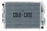 Cold Case Performance Aluminum Radiators CHC11 Radiator, Performance, Aluminum, Polished, Crossflow, 2 Row, Chevy, Pontiac, Each thumbnail 2