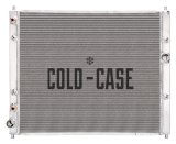 Cold Case Performance Aluminum Radiators CHD927A Radiator, Performance, Aluminum, Polished, Crossflow, 2 Row, Cadillac, Each thumbnail 1