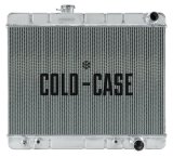 Cold Case Performance Aluminum Radiators for 1964-1965 GTO, LEMANS, TEMPEST - GPG22 Radiator, Performance, Aluminum, Polished, Downflow, 2 Row, Pontiac, Each thumbnail 1