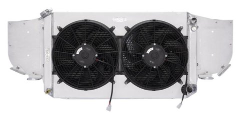 Cold Case Radiator Support Module Kits CHC11RSLSK Radiator, Module, Aluminum, Crossflow, 2 Row, LS Conversion, Chevy, Pontiac, Kit thumbnail 2