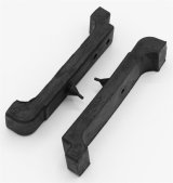 Cold Case Radiator Mounting Insulators IGM03 Support Bushings, Insulators, Rubber, Black, Chevrolet, Pair thumbnail 1