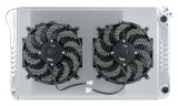 Cold Case Performance Aluminum Radiator Modules for 1970-1981 CAMARO, FIREBIRD - CHC557AK Radiator, Performance, Module, Aluminum, Polished, Crossflow, 2 Row, Transmission Cooler, Single 12 in. Fan, Chevy, Pontiac, LS Swap, Kit thumbnail 1