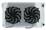 Cold Case Performance Aluminum Radiator Modules for 1970-1981 CAMARO, FIREBIRD - CHC557AK Radiator, Performance, Module, Aluminum, Polished, Crossflow, 2 Row, Transmission Cooler, Single 12 in. Fan, Chevy, Pontiac, LS Swap, Kit thumbnail 2