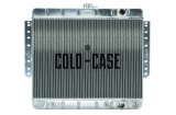 Cold Case Performance Aluminum Radiators for 1961-1965 IMPALA - CHI565A Radiator, Performance, Aluminum, Polished, Downflow, 2 Row, Transmission Cooler, Chevy, Each thumbnail 2