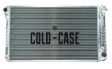 Cold Case Performance Aluminum Radiators GMT558A Radiator, Performance, Aluminum, Polished, Crossflow, 2 Row, Transmission Cooler, Chevy, GMC, Truck, Kit thumbnail 1