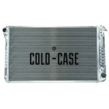 Cold Case Performance Aluminum Radiators GMT558A Radiator, Performance, Aluminum, Polished, Crossflow, 2 Row, Transmission Cooler, Chevy, GMC, Truck, Kit thumbnail 2