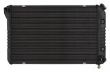 Cold Case Night Rider Series Performance Aluminum Radiators GMB57AB Radiator, Performance, Aluminum, Black, Crossflow, 2 Row, Transmission cooler, Buick Regal, Turbo, Each thumbnail 2