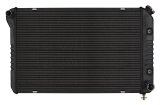 Cold Case Night Rider Series Performance Aluminum Radiators GMB57AB Radiator, Performance, Aluminum, Black, Crossflow, 2 Row, Transmission cooler, Buick Regal, Turbo, Each thumbnail 3