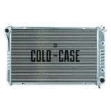 Cold Case Performance Aluminum Radiators for 1984-1987 REGAL - GMB57A Radiator, Performance, Aluminum, Polished, Crossflow, 2 Row, Transmission Cooler, Buick, Grand National, Each thumbnail 2