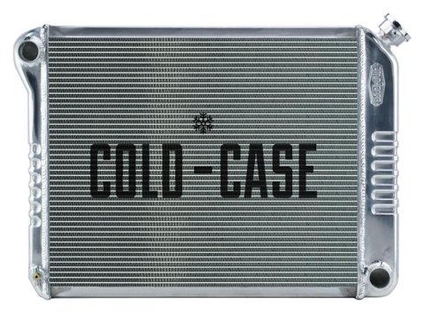 Cold Case Performance Aluminum Radiators for 1968 CHEVY II, 1969-1979 NOVA - CHN543 Radiator, Performance, Aluminum, Polished, Crossflow, 2 Row, Chevy, Nova, Small Block, Each