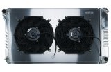 Cold Case Performance Aluminum Radiator Modules GMA42K Radiator, Performance, Module, Aluminum, Polished, Crossflow, 2 Row, Dual 12 in. Fans, Pontiac, Kit thumbnail 2