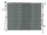 Cold Case Performance Aluminum Radiators MOT566A Radiator, Performance, Aluminum, Polished, Crossflow, 2 Row, Dodge, Each thumbnail 1