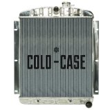 Cold Case Performance Aluminum Radiators for 1947-1954 TRUCK - GMT568A Radiator, Performance, Aluminum, Polished, Downflow, 2 Row, Transmission Cooler, Chevy, Truck, Each thumbnail 2