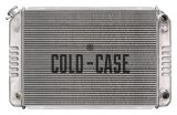 Cold Case Performance Aluminum Radiators for 1979-1993 MUSTANG - LMM576 Radiator, Performance, Aluminum, Polished, Crossflow, 2 Row, LS Swap, Ford, Each thumbnail 1