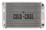 Cold Case Performance Aluminum Radiators for 1979-1993 MUSTANG - LMM576 Radiator, Performance, Aluminum, Polished, Crossflow, 2 Row, LS Swap, Ford, Each thumbnail 2