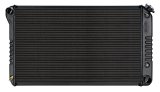 Cold Case Night Rider Series Performance Aluminum Radiators GMA42AB Radiator, Performance, Aluminum, Black, Crossflow, 2 Row, Transmission Cooler, Buick, Chevy, Olds, Pontiac, Each thumbnail 3
