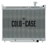 Cold Case Performance Aluminum Radiators GMT573A Radiator, Performance, Aluminum, Polished, Downflow, 2 Row, Transmission Cooler, Chevy, Each thumbnail 1
