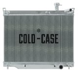 Cold Case Performance Aluminum Radiators GMT573A Radiator, Performance, Aluminum, Polished, Downflow, 2 Row, Transmission Cooler, Chevy, Each thumbnail 2