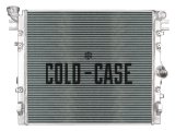 Cold Case Performance Aluminum Radiators for 2007-2017 WRANGLER, 2018 WRANGLER JK - MOJ995-5 Radiator, Performance, Crossflow, Aluminum, Polished, 2-row, Jeep, Engine Swap, Each thumbnail 1