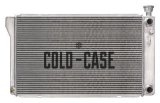 Cold Case Performance Aluminum Radiators GMT580 Radiator, Performance, Aluminum, Polished, Crossflow, 2 Row, LS Swap, Cadillac, Chevrolet, Cadillac, Each thumbnail 2