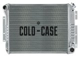 Cold Case Performance Aluminum Radiators for 1967-1969 CAMARO - CHC549A Radiator, Performance, Aluminum, Polished, Crossflow, 2 Row, Transmission Cooler, Chevy, Small Block, Each thumbnail 1