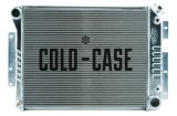 Cold Case Performance Aluminum Radiators for 1967-1969 CAMARO - CHC549A Radiator, Performance, Aluminum, Polished, Crossflow, 2 Row, Transmission Cooler, Chevy, Small Block, Each thumbnail 2