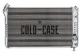 Cold Case Performance Aluminum Radiators for 1969-1972 CORVETTE - CHV714A Radiator, Performance, Aluminum, Polished, Crossflow, 2 Row, Transmission Cooler, Chevy, Corvette, Small Block, Each thumbnail 2